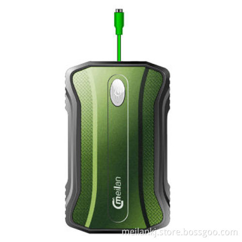 6600mAh waterproof power banks, easy to use with high brightness LED light, SOS LED flash warning
